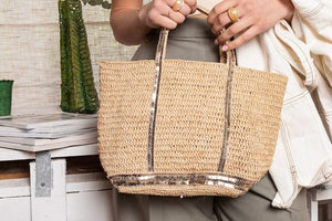 VANESSA BRUNO Raffia Basic Tote Size S BDL