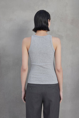 VELVET by Jenny Graham Ripp - Tank "CRUZ" heather grey