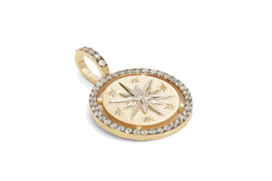 FEIDT JEWELRY PARIS Médaille midi "Etaile" with Saphir 18K