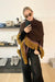 Choice by Réjane Rosenberger Cashmere Poncho multi choco/flieder