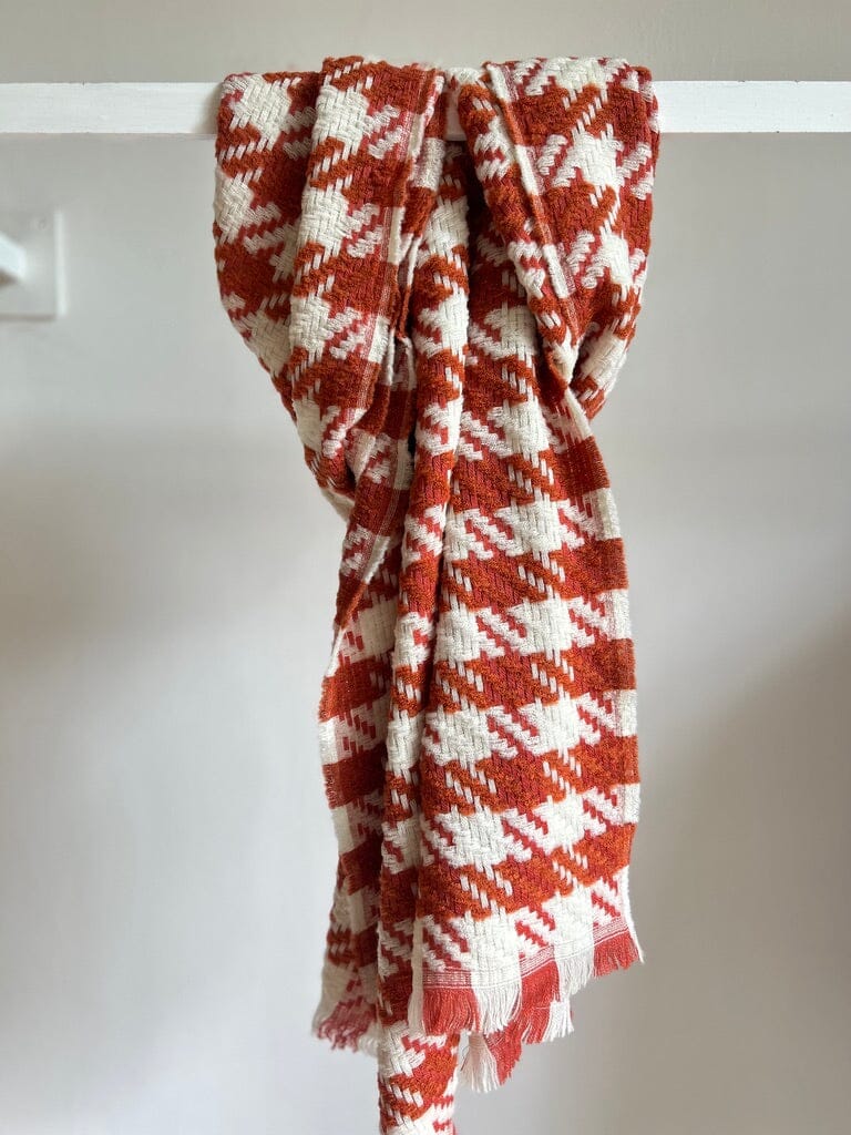 NINA LEUCA Woolscarf "NINA" burnt orange carro