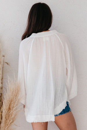 9seed - Marrakesh cotton blouse white