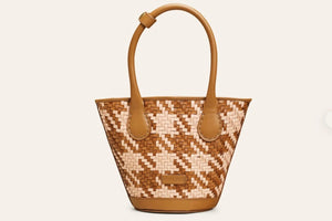 CALAJADE Ledertasche "SANDHI" camel twill