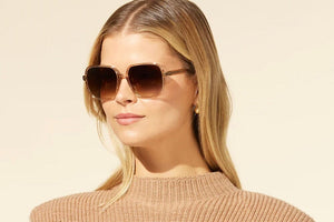 GARRETT LEIGHT Sonnenbrille "Agnes" Amaretto Gradient