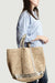 VANESSA BRUNO Raffia Basic Tote Size XL