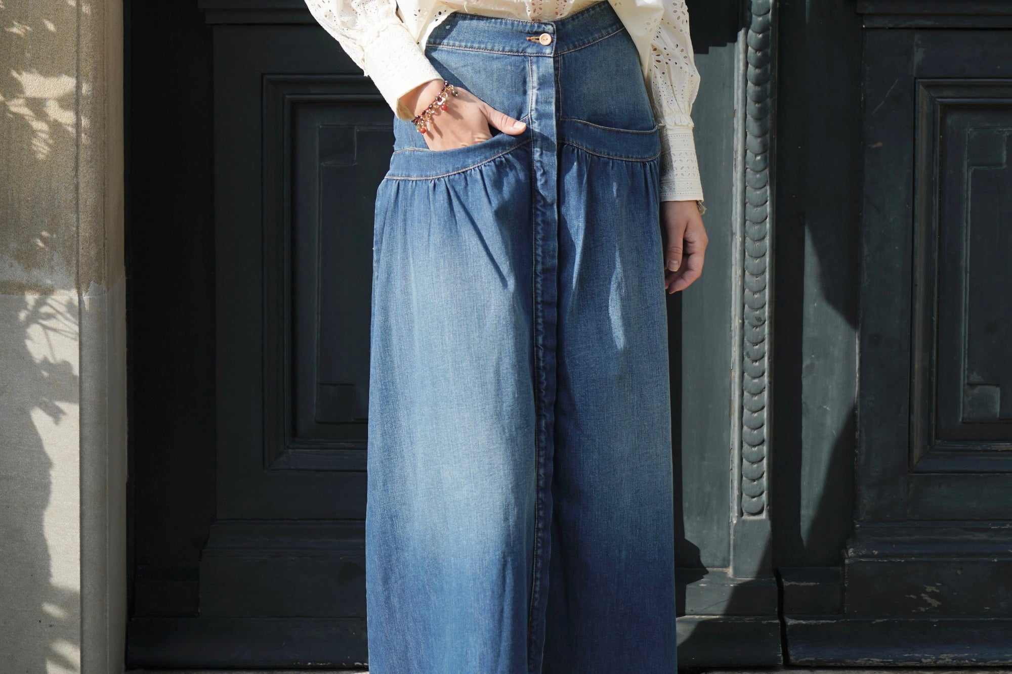 HAPPY HOUSE La Jupe "LOUISE" jeans