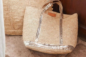 VANESSA BRUNO Raffia Basic Tote Size M