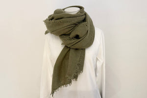 Choice by Réjane Rosenberger cashmere scarf camel (G-03)