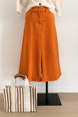 VIA MASINI Midijupe "Joya01" burnt orange