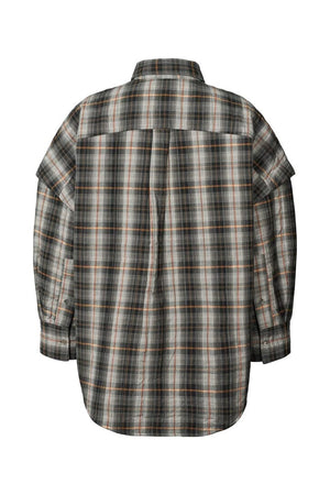 RABENS SALONER  Check Shirt Jacke "SEVARA" carro