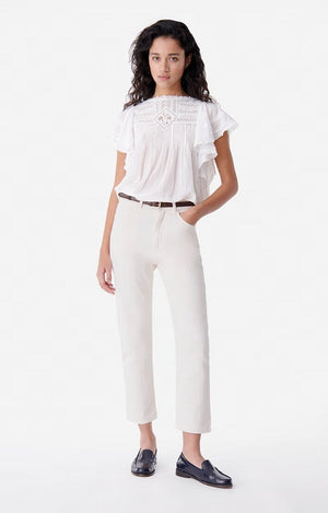 VANESSA BRUNO Boho Bluse "CALISSON" off-white