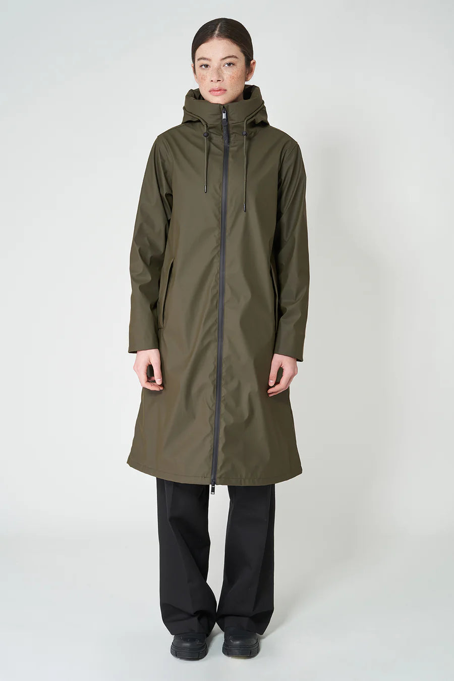 Tantä Regenmantel "Neige" khaki