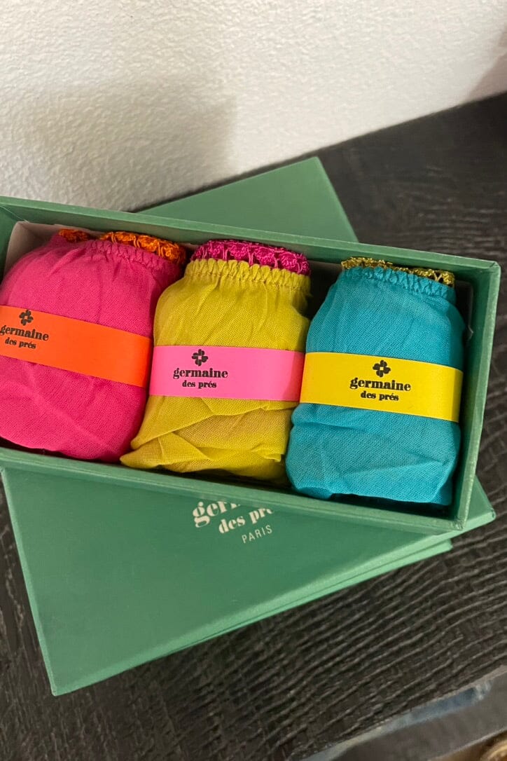 Coffret "Coulottes" 100% Cotton grün