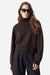 VANESSA BRUNO Rollkragen Sweater "BALLERINE" brown