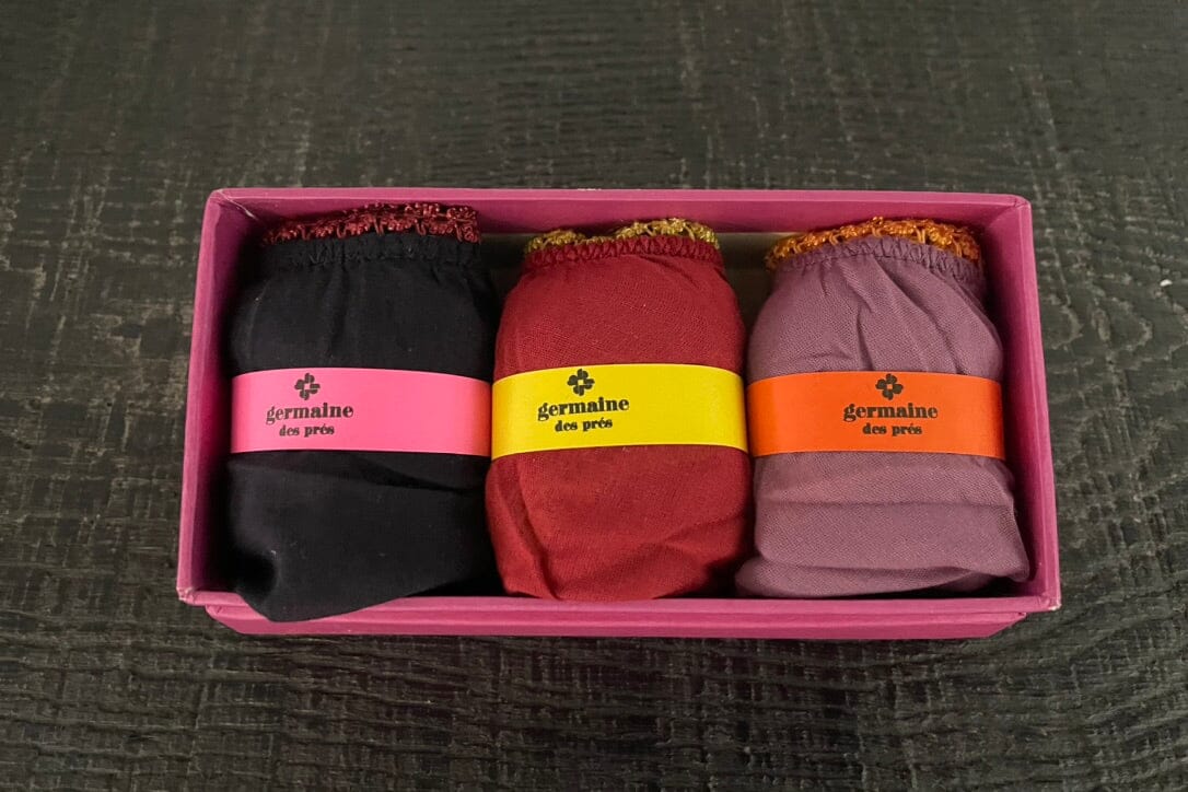 Coffret "Coulottes" 100% Cotton framboise