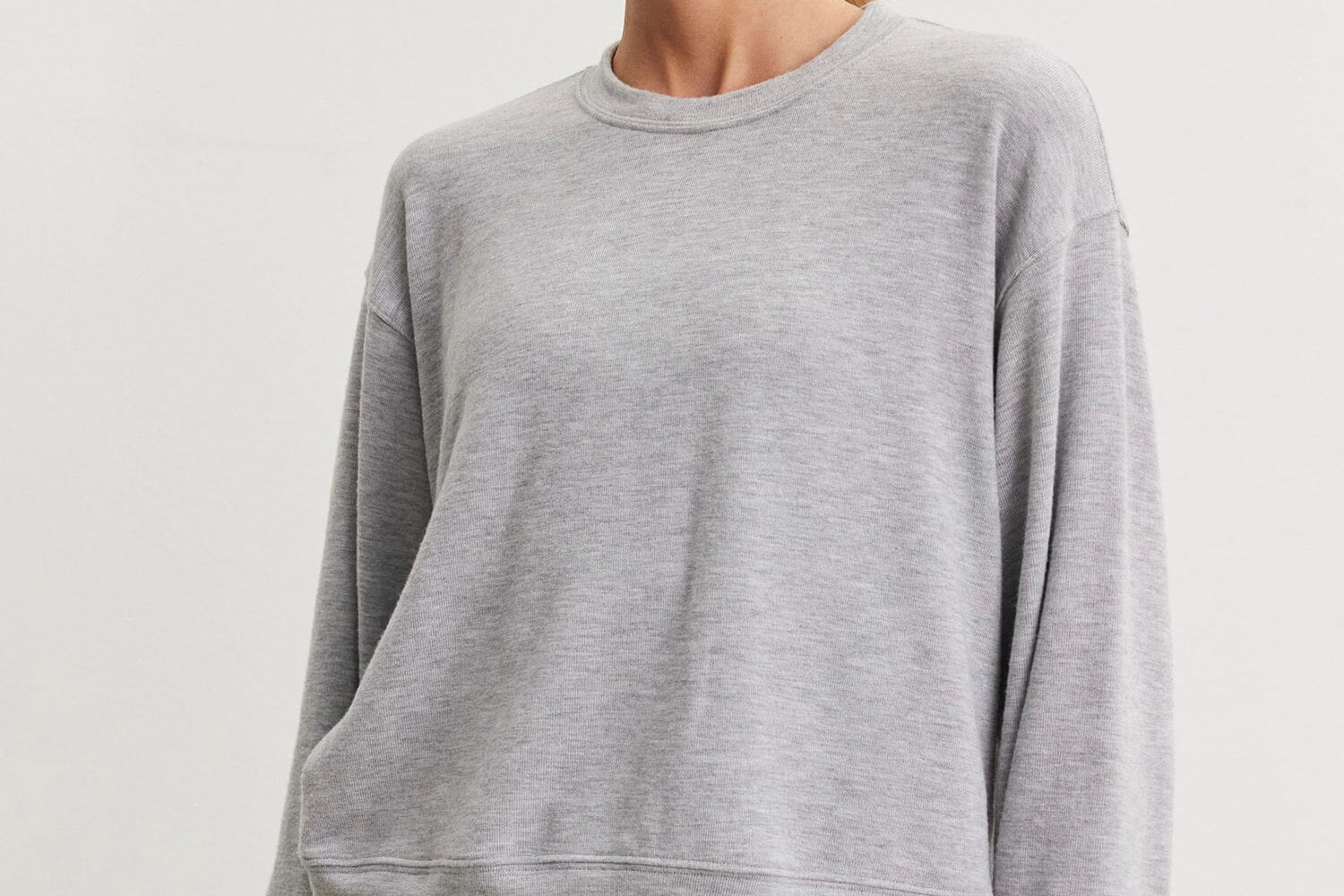 VELVET by Jenny Sweater "Tameika" heather grey