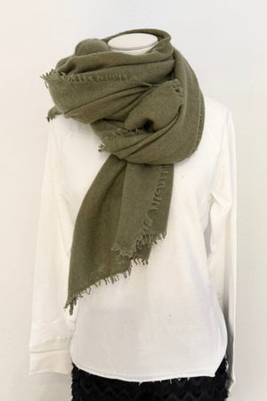 Choice by Réjane Rosenberger cashmere scarf camel (G-03)