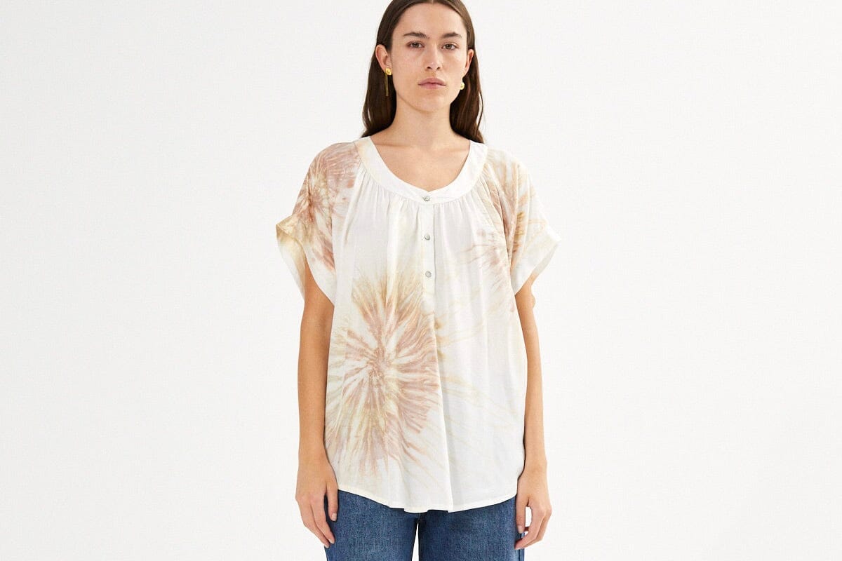 RABENS SALONER  Cartwheel Bluse "JOLIN" seashell