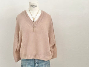 FFC V-Neck Pullover  "13085" nude