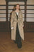 SEA NEW YORK Trench-Coat "MILLE" beaded sand