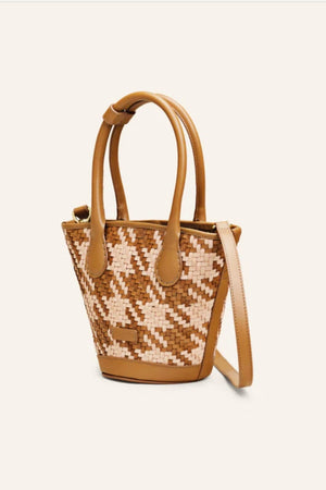 CALAJADE Ledertasche "SANDHI" camel twill