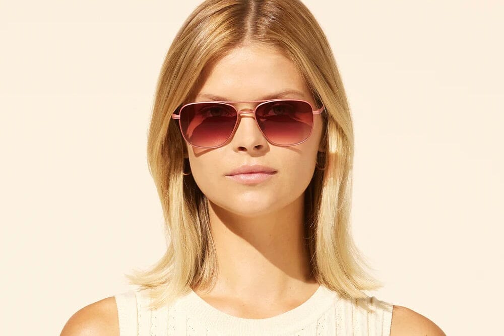 GARRETT LEIGHT Sonnenbrille "EL CAPITANO" Cotton Candy