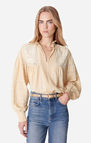 VANESSA BRUNO Boho Bluse "DAHLIA" beige