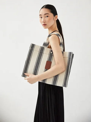 Baumwolltasche "Uptown" Shopper buren stripe