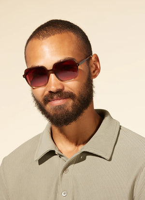 GARRETT LEIGHT Sunglasses "Morningside" Olive Gradient