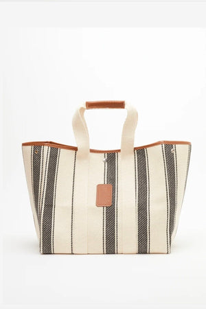 Baumwolltasche "Traversée" large buren stripe