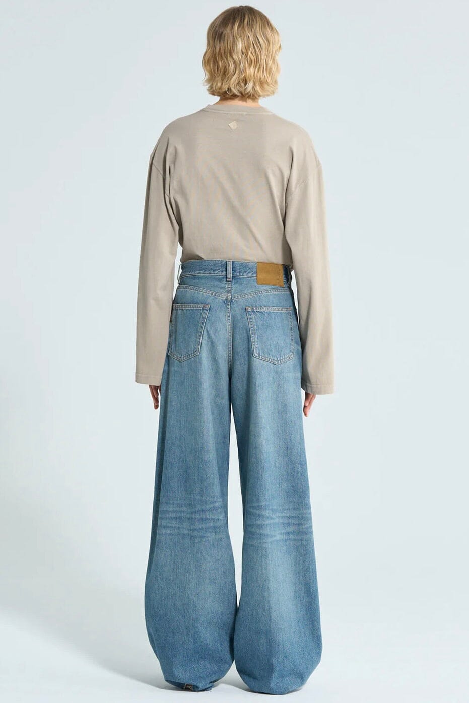 HAIKURE Wide Jeans "BETHANY" ionic blue