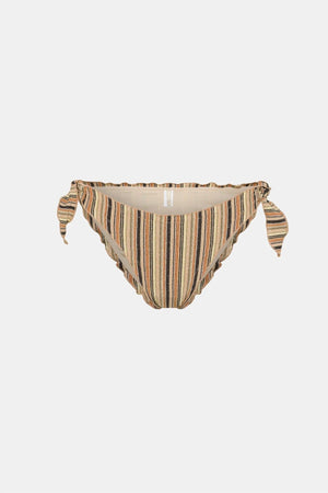 MOMONI "XENIA" lurex stripe cinnamon