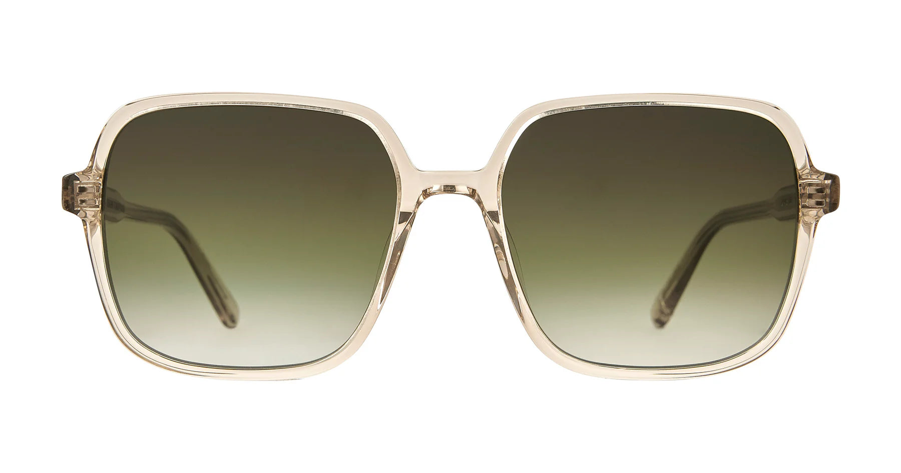 GARRETT LEIGHT Sonnenbrille "Agnes" Brew / Olive Gradient