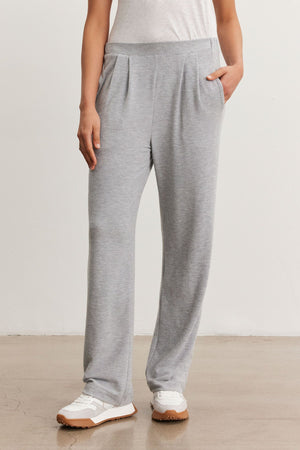 VELVET by Jenny Graham Baumwolljogger "ELIYA" heather grey