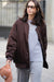 VANESSA BRUNO Bomberjacke "CANADA" brown