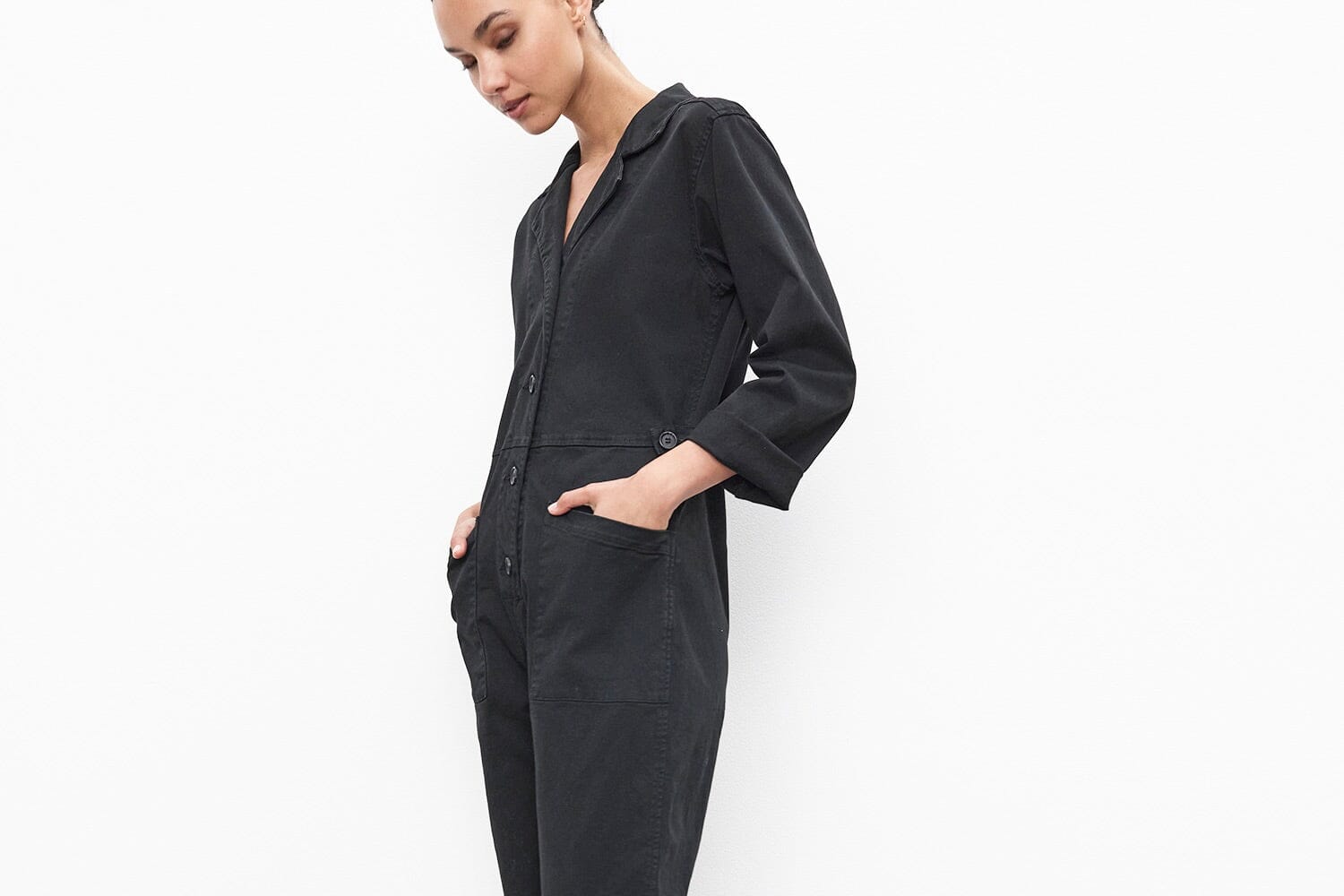 VELVET Jumpsuit "BRINLEY" schwarz