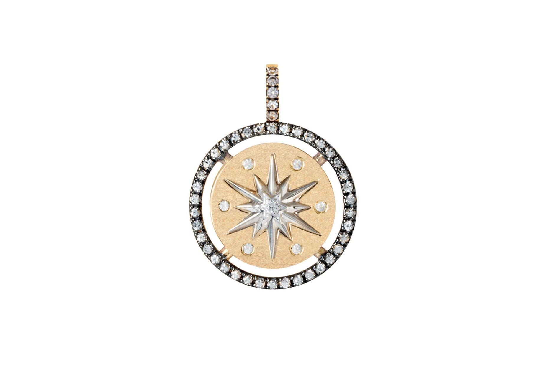 FEIDT JEWELRY PARIS Médaille midi "Etaile" with Saphir 18K