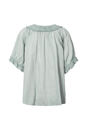 RABENS SALONER  Baumwollbluse "DORITA" sage