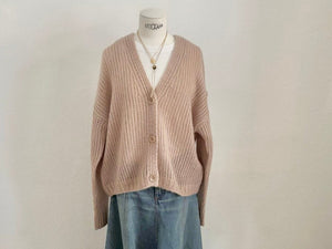 FFC Boyfriend Cardigan "13084" nude