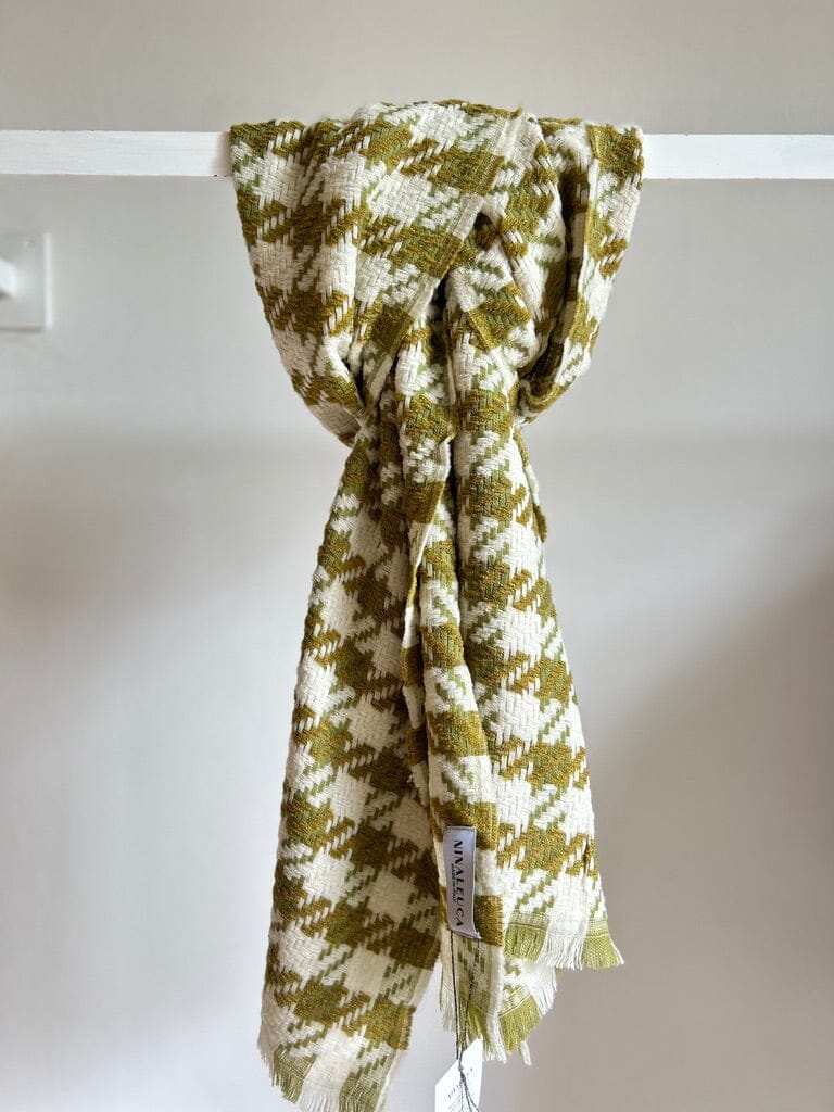 NINA LEUCA Woolscarf "NINA" pistache carro