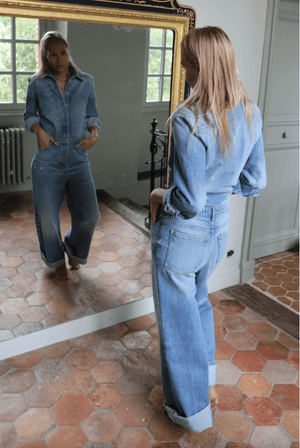 HAPPY HOUSE Jump Suit "TROMPE L'Oeil" 10 yrs jeans