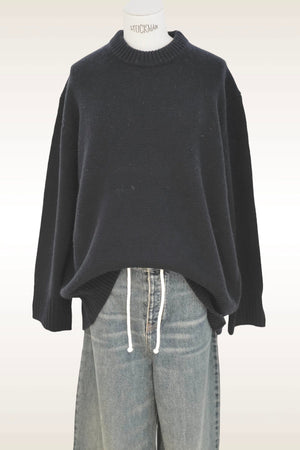 FFC Boyfriend Strickpullover "12010" navy