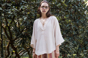 9seed - Marrakesh cotton blouse oatmeal