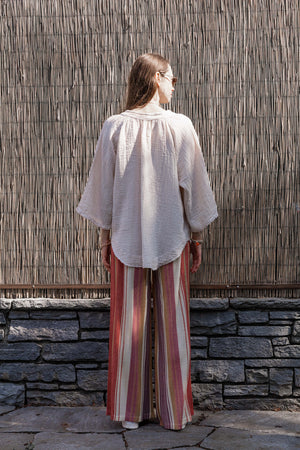 9seed - Marrakesh cotton blouse oatmeal