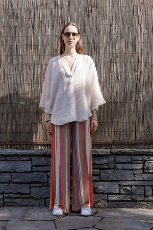 9seed - Marrakesh cotton blouse oatmeal